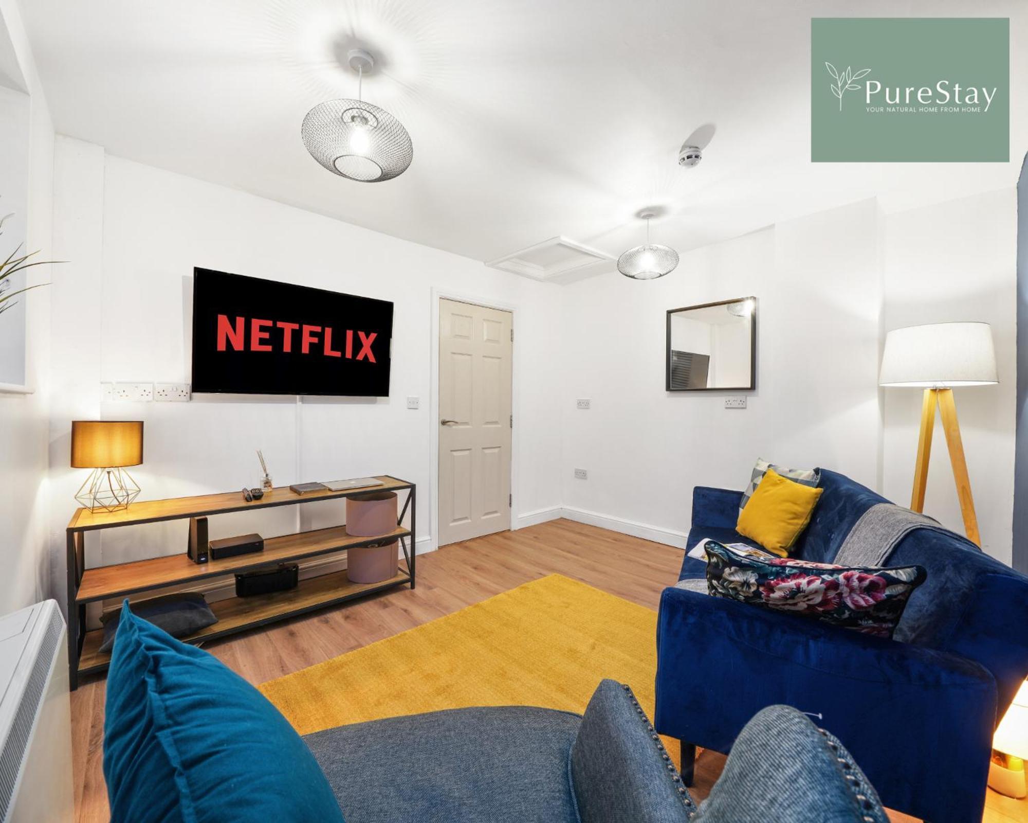 Stunning Two Bed Leamington Apartment With Free Wifi By Purestay Short Lets & Serviced Accommodation Buitenkant foto